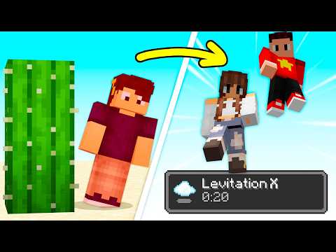 MINECRAFT, BUT IF I TAKE DAMAGE, EVERYONE GETS A RANDOM EFFECT!