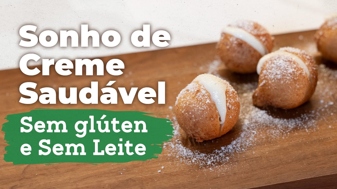 Receita de Sonho sem Glúten e sem Leite | Marcelo Horta