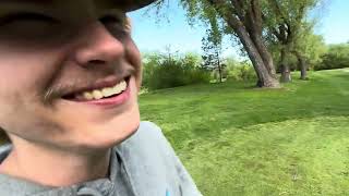 Birthday golf with the gassy golfer