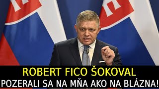 Robert Fico Šokoval Pozerali Sa Na Mňa Ako Na Blázna 