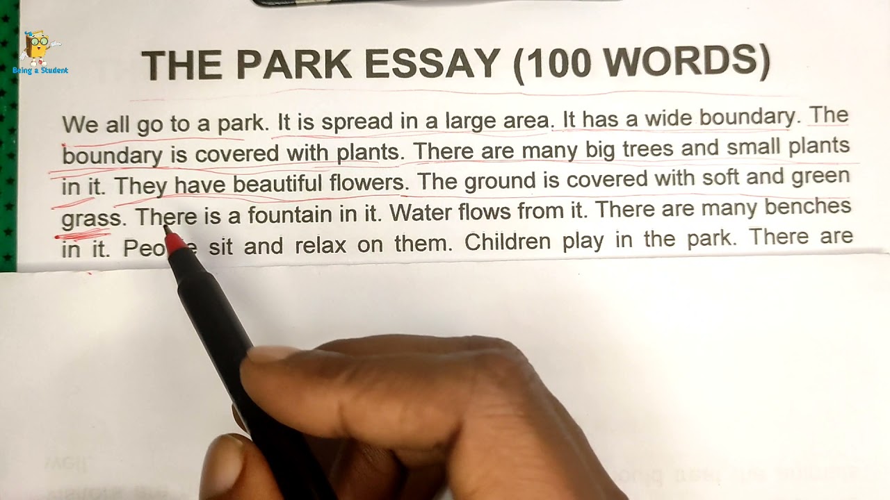 Essay on Park in English || Park par English essay