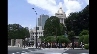 20160610 UPLAN 国会前ビースアクションと太鼓の練習