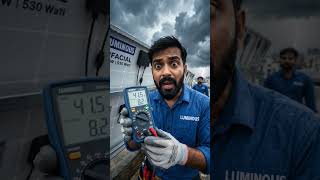 solar panel working in cloudy weather