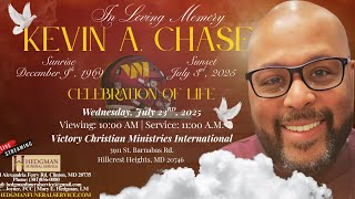 The Celebration of Life for Mr. Kevin A. Chase