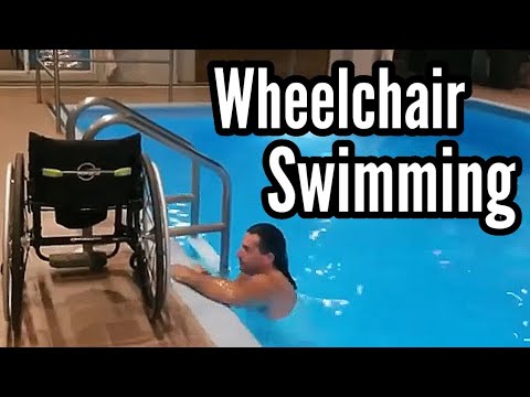 Paraplegic Swimming Getting In and Out of Swimming Pool #swimming # ...