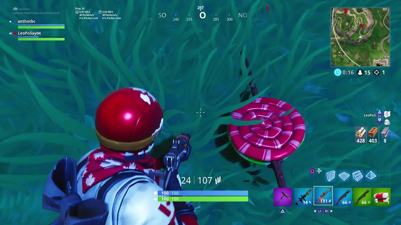 Glitch Lollipopper axe which moves [Fortnite Battle Royal] || anthotbc