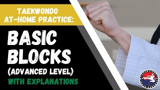 Taekwondo Basic Blocks Workout | Advanced