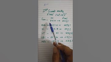 RPSC 1st grade math 2022 final expected  cut off