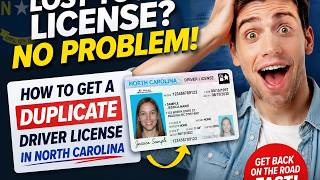 How to get a duplicate driver license in North Carolina