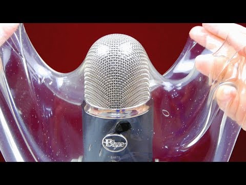 【ASMR】Slime on the microphone（Blue Yeti Pro） マイクをスライムで包む【音フェチ】