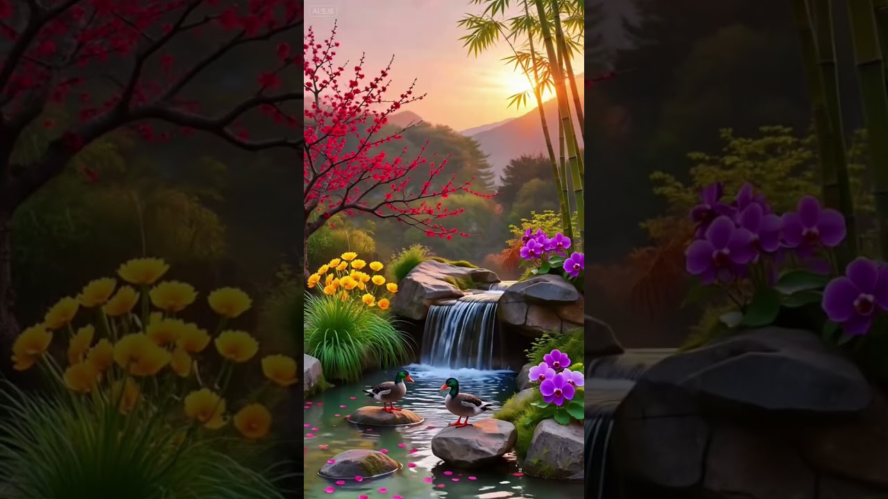 “Babbling Brook 🌿 Stunning Nature Scenery | Ultra HD Natural Beauty Wallpaper Video”