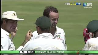 Nathan Lyon Dream Debut | 5 Wicket Haul | 5/34 vs Srilanka 2011 Galle