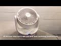 Gemini 9 Inch Multi Angle Air Circulation Fan Purple GCF12V 