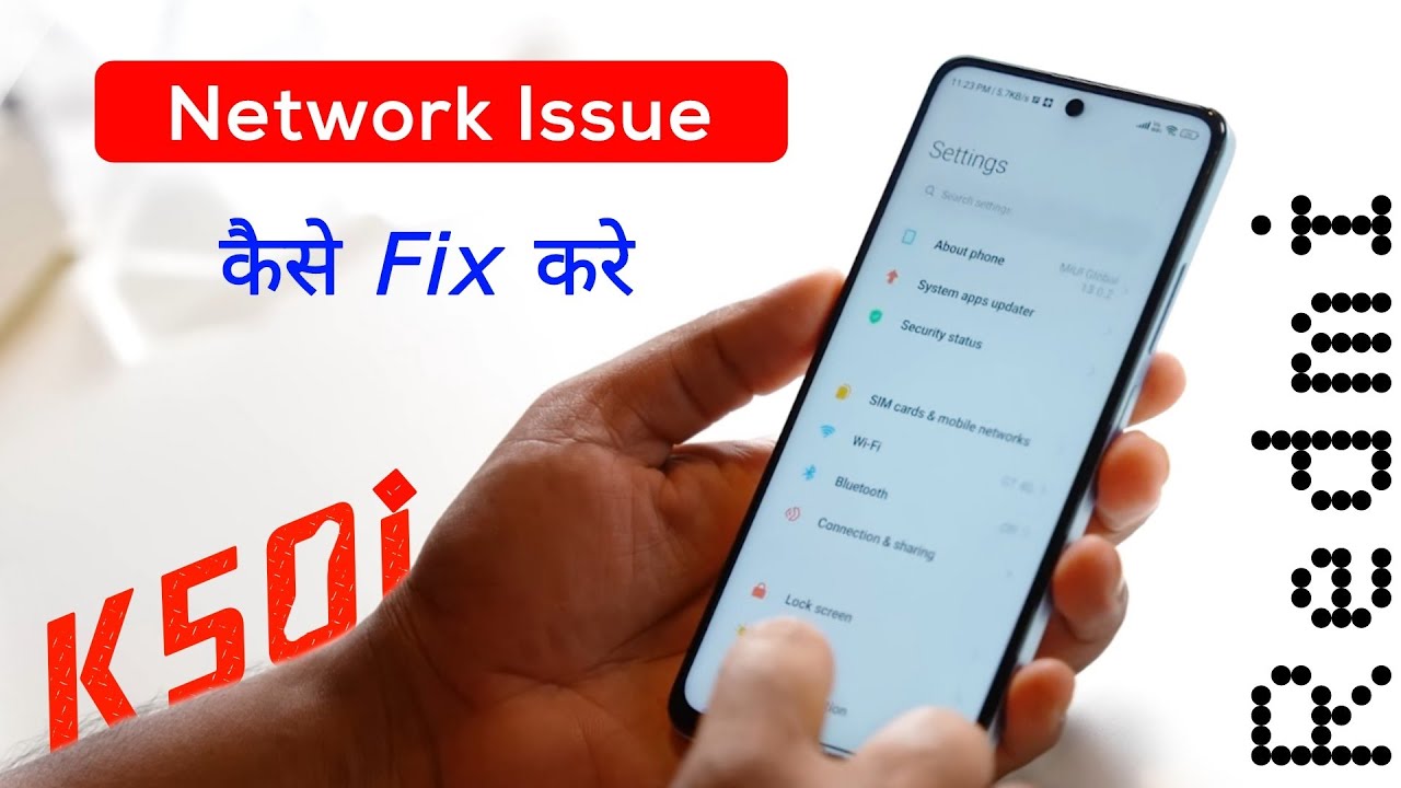 How to Fix Redmi K50i Network Problem | Redmi K50i Sim Not Working ...