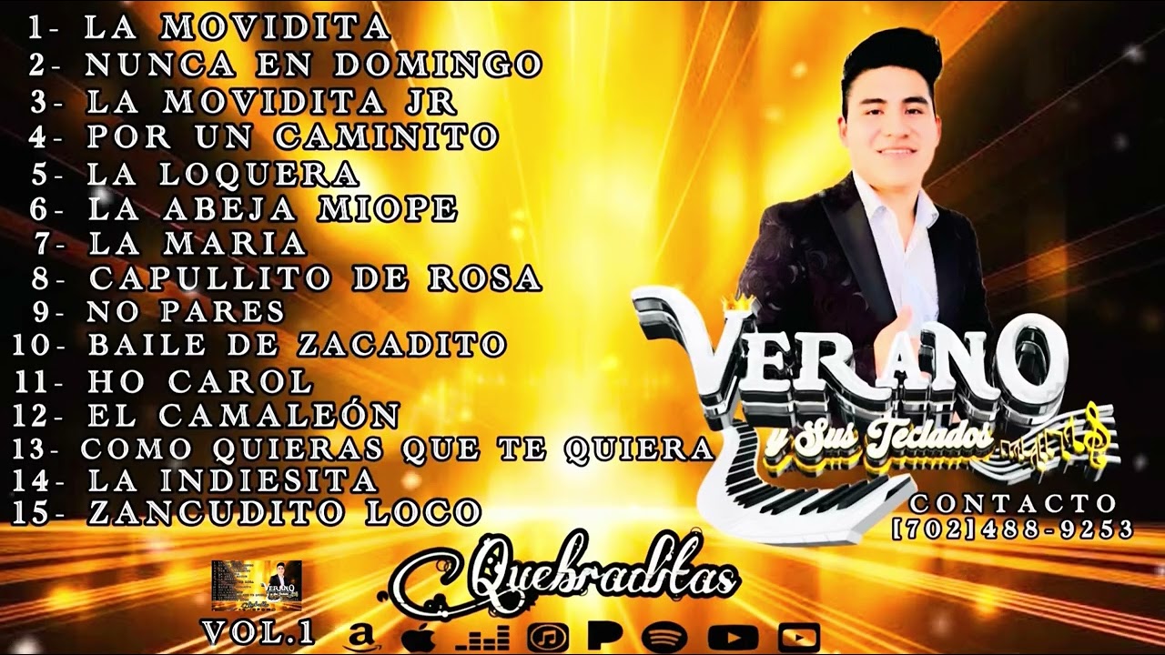 La movidita // álbum completa de 15 canciones // Verano y sus teclados oficial 