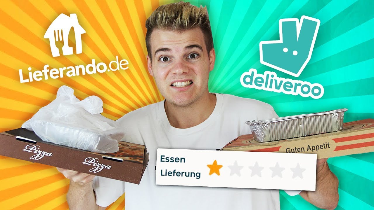 Ich teste das SCHLECHTESTE Essen von LIEFERANDO vs DELIVEROO!
