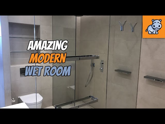 Modern Amazing Wet Room - Battersea Bathrooms