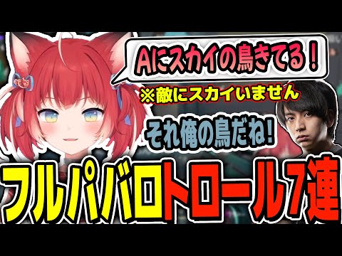 Karubi reports Kenki's bird...7 consecutive full Pavaro trolls [Akami Karubi clippings/Nekomugi T...