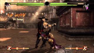 Mortal Kombat 9: Tag Combo Kitana & Kung Lao 50-57% Midscreen