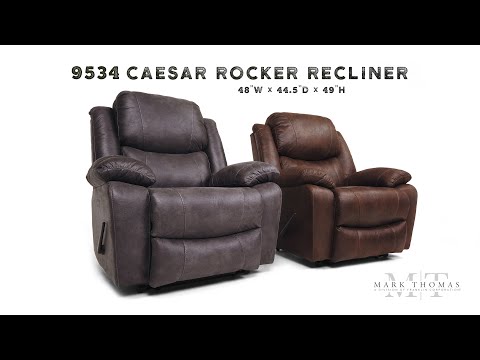 Caesar Westview Slate Oversized Rocker Recliner
