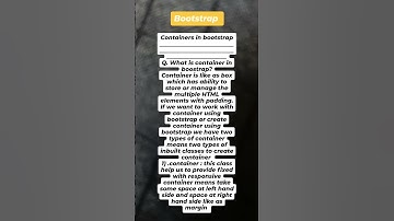 "Master Bootstrap Containers: Create Responsive Layouts with Ease!"