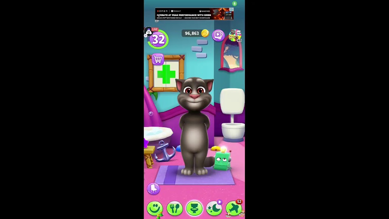 English My Talking Tom 2 : 👍 Good stream | Playing Solo | Streaming with Turnip