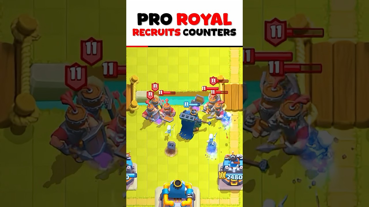 EASY Royal Recruits Counters in Clash Royale!