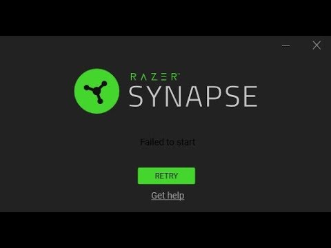 Fix for Razer Synapse 3.0 "failed to start" - YouTube