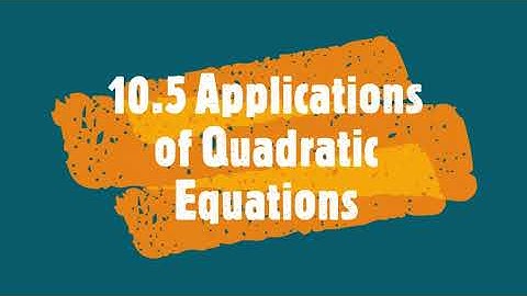 10.5 Video Lecture Notes