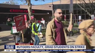Rutgers faculty and graduate students go on strike Monday