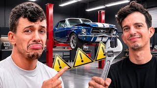 RICARDINHO ACF ENCONTROU UM PROBLEMA GRAVE NO MEU MUSTANG!!! 😱⚠️