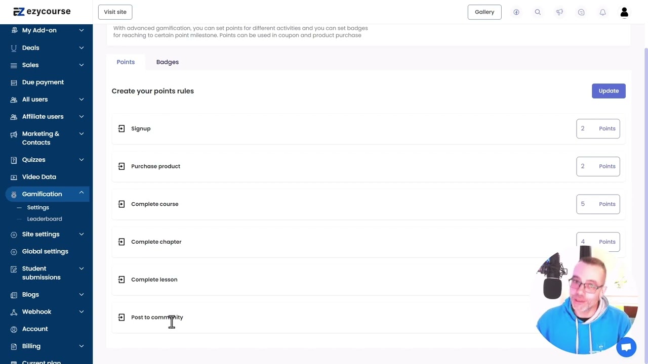Gamification in EzyCourse | How to Gamify Your Online Courses
