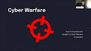 Protecting Organizations from Getting Caught in Cyber Warfare Crosshairs