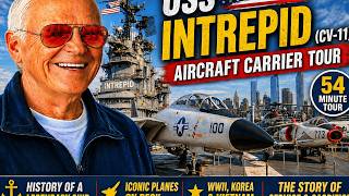 USS Intrepid Museum Tour NYC 🇺🇸 Exploring Aircraft Carrier CV-11, Fighter Jets & Naval History