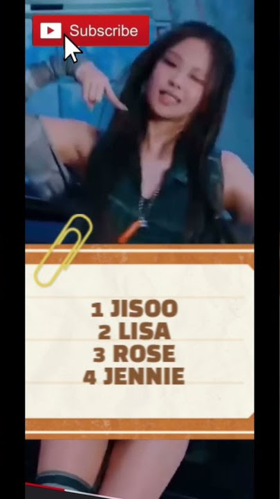 Most popular member in black pink 2022