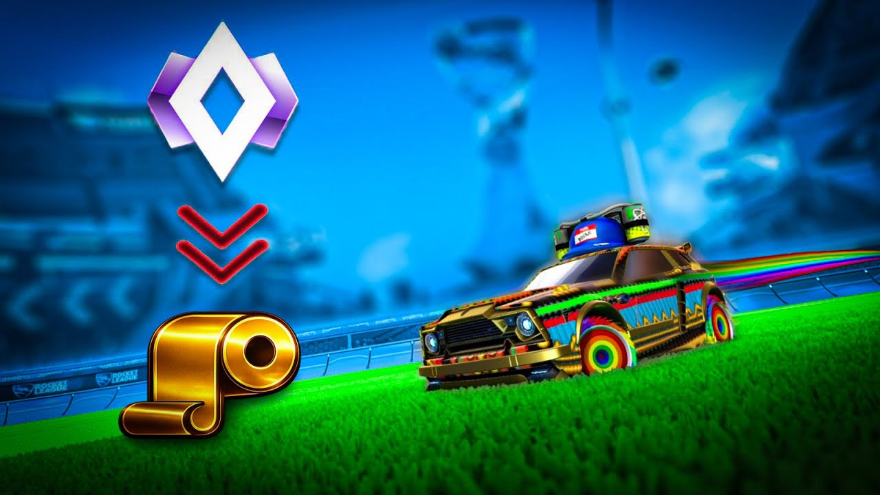 Rocket League But We Derank To Paper 3