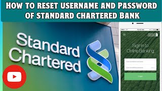How to Rest Username and password of standard chartered Bank application #bahrain screenshot 1