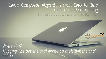 C++ Copying one dimensional array to multidimensional array