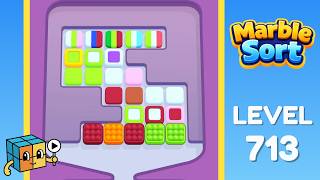 Marble Sort Level 713 Walkthrough Solution