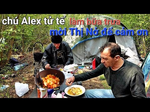 Video Chú Alex trổ tài nấu bữa trưa mời Sang Thị Nở - youtube