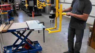 Torque Reaction Arm for Multi-Spindle Drill Fixture