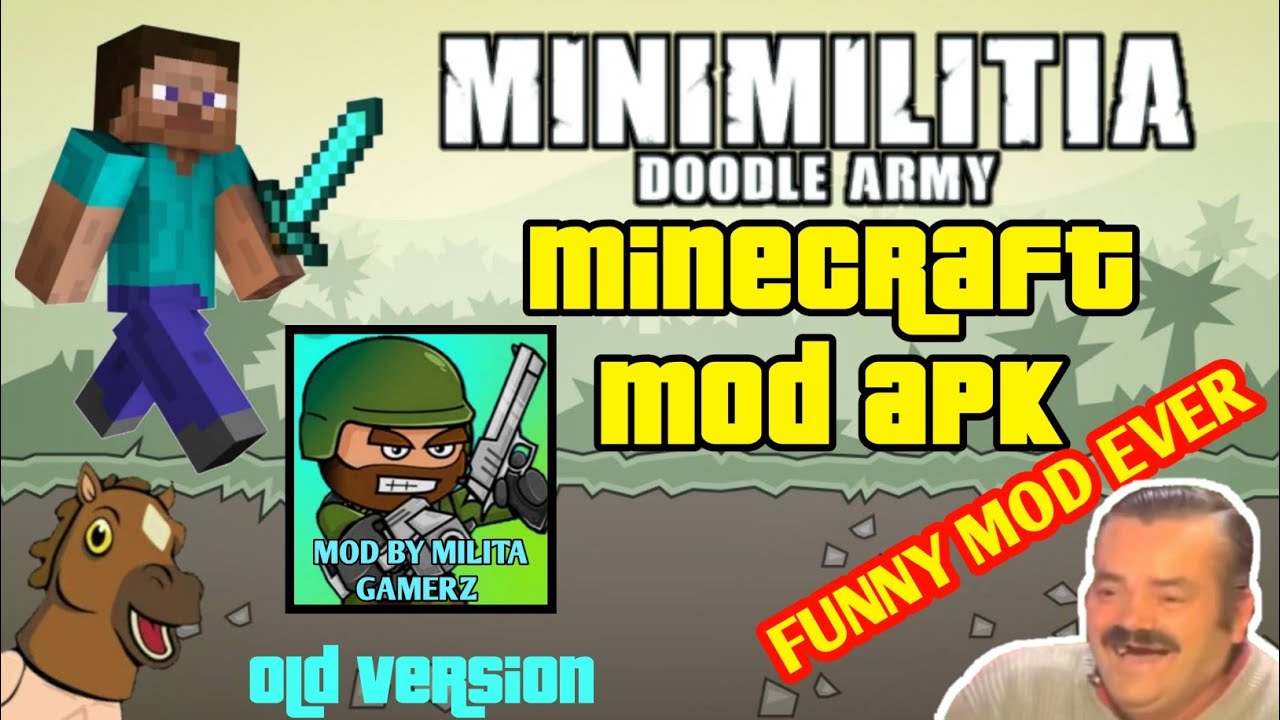 Mini Militia MINECRAFT MOD APK funny mod apk download YouTube