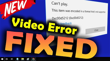 Missing Codec 0xc00d5212 Windows 10 [Fixed[ This item was encoded in a format that