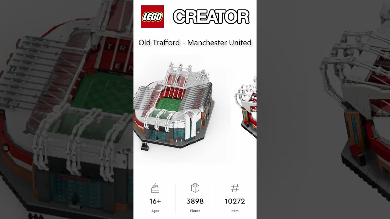 PREVIEW LEGO CREATOR Old Trafford Manchester United Set 10272 LEGO 2020