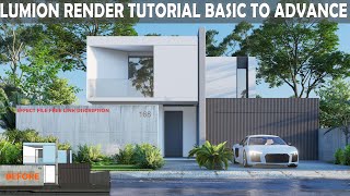 Lumion tutorial for beginners TO ADVANCE | Complete Lumion in One Video