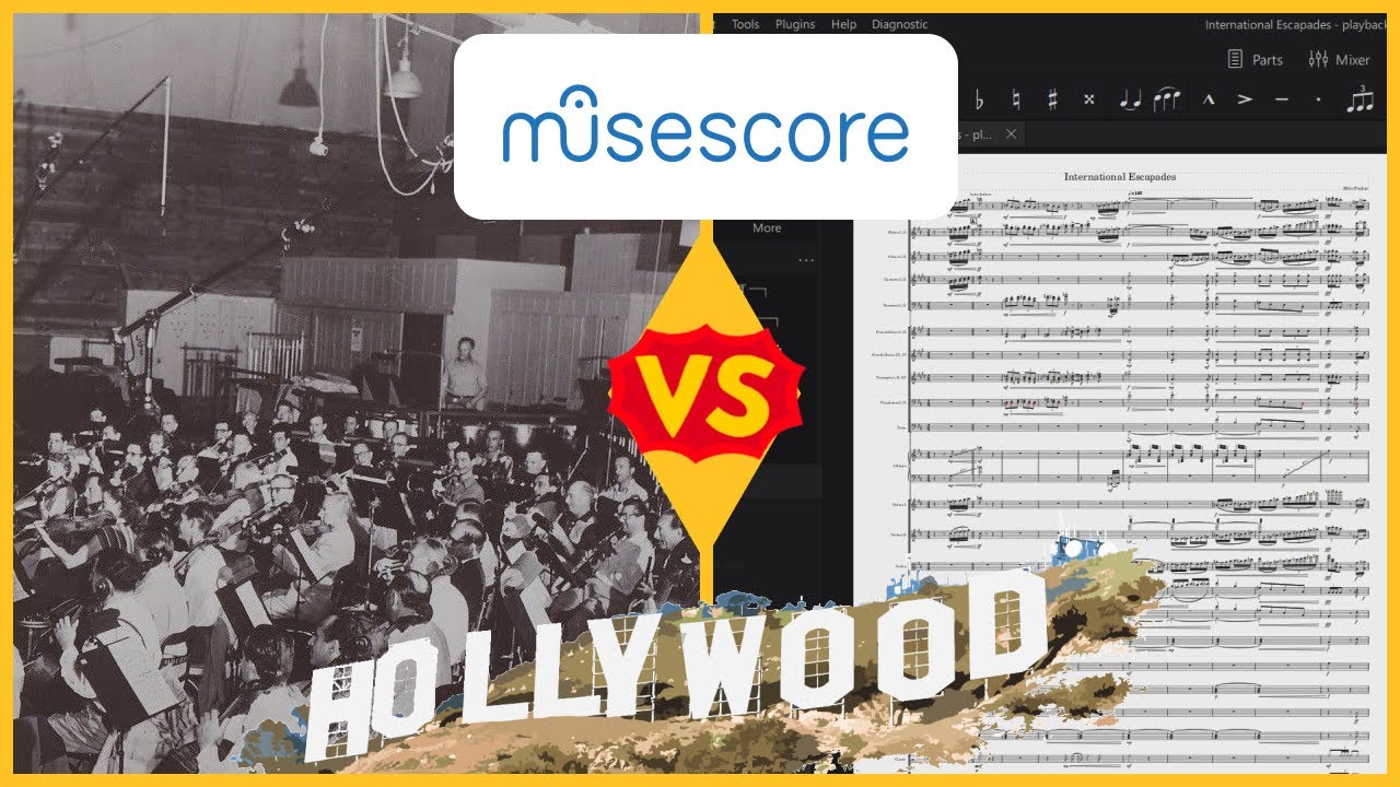 MuseScore 4 plays Classic Hollywood Overture (MuseSounds Demo)