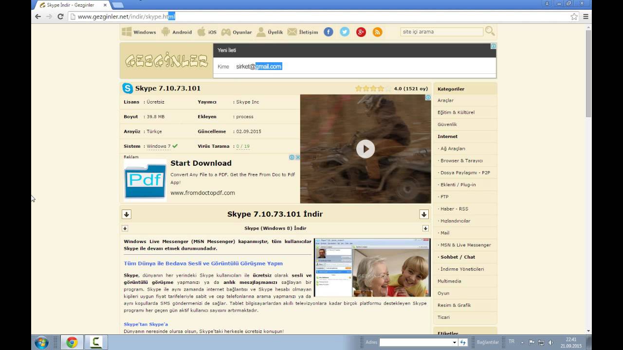Skype Bağlanamıyor (Çözümü) %100 Çalışıyor