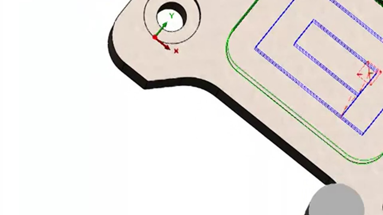 Tutorial CAMWorks, SOLIDWorks, CNC, Operacion CNC, Maquinado, Fresadora ...