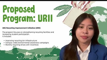 Mid-Term Presentation | English 3, KJ001 Enhancing the Campus Recycling Program – UEU