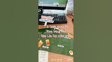 Làm menu nhựa để bàn quán bún đậu mắm tôm - In menu nhựa PVC 2 mặt I VINADESIGN #short #fyp